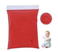 1 pc stampa a mano e piede per bambino, argilla asciutta da 20 g di aria morbida per bambini, argilla di modellazione a secco per aria fai -da -te, kit di impronta a mano argillosa per ragazze r