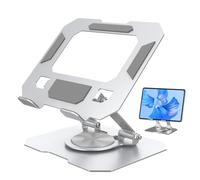 1 Pc Supporto Tablet, Supporto Ta-blet Regolabile e Girevole a 360 gradi Porta in Metallo, Portatile Pieghevole Sup porto per Tab let, Compatibile E-Reader, iPad Altri