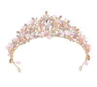 1 pc Tiara e corone per donne, corona principessa con strass scintillante, fascia per la testa della principessa Tiara in lega per il ballo di compleanno da sposa per le donne.