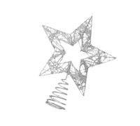 1 pc Topper Topper Decor dell'albero di Natale a punte Argano Hollow Sterghine