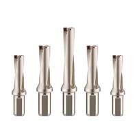 1 PC Tornio for barra portautensili con foratura a U a fondo piatto, foro profondo poco profondo a forma di U SP Trapano a getto d'acqua CNC Foratura rapida 2D 3D 4D 5D(C25-D16.5-SP06)