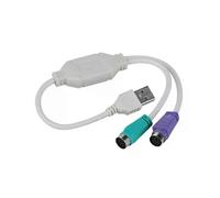 1 PC USB maschio a PS/2 PS2 femmina cavo convertitore adattatore tastiera