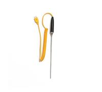 1 PC WRNK-187 K Tipo Sonda di misurazione della temperatura a termocoppia corazzata portatile for forno ad alta con spina(Probe 3x200mm)