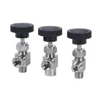 1 PCS 1/8 "1/4" 3/8 "1/2" Maschio/Femmina Valvola a spillo OD6 8 10mm Tubo in acciaio inossidabile 304 Controllo del flusso ad angolo retto da 90 gradi(1/8",90 DEGREE_F-M)