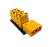 1 pcs 200A Scheda di distribuzione di potenza 4 canali XT60 Connettore maschio Plug femmina Tassa di saldatura PCB da 50 mm compatibile compatibile con modelli di barche per auto RC(XT60 to XT60)