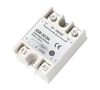 1 Pcs 50A relè allo stato solido, modulo a semiconduttore monofase SSR-50DA, controlli a corrente continua a corrente alternata, ingresso 3~32VDC a uscita 24-380VAC per regolatore di temperatura