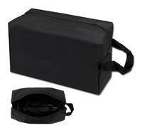 1 Pcs Beauty case da viaggio,Borsa da Bagno,Borsa Multifunzionale,Borsa da Toilette Portatile Impermeabile con Maniglia,Astuccio per Trucco,Accessori da Viaggio(Nero)
