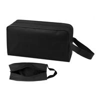 1 Pcs Beauty case da viaggio,Toiletry Organizer,Trousse da Viaggio,Pochette,Grande Appesa Borsa da Toilette,Wash Bag da Viaggio,Grande Capacità Beauty Case Portatile Pochette Trucchi(Nero,25*12*10cm)