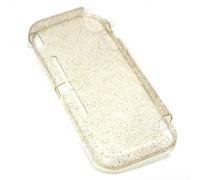 1 Pcs custodia protettiva trasparente per console di gioco, custodia protettiva in TPU morbido per Lite 2019, antiurto e antigraffio (con polvere d'oro).