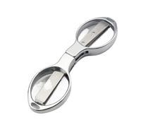 1 pcs forbici pieghevoli portatili utensili da taglio della linea in acciaio carbone fornisce forbici multifunzionali(Silvery)