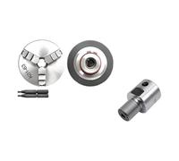 1 PCS Ghisa Accessorio per mandrino da tornio K01-50 3 griffe 4 griffe | Autocentrante Manuale Mini Filettato(K01-63-Connector 6mm)