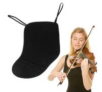 1 PCS Imbottitura per mentoniera e Spalla per Violino, Cuscino per Collo in Cotone, Imbottitura per Spalla per Violino, Imbottitura per Ponte, 4/4-3/4, Nero, Facile da installare
