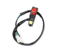 1 PCS Interruttore del manubrio universale motociclista Electric Start Stop On Off Pulsante Switch Kill Compatibile con accessori per bici da 7/8 pollici ATV Bike Bike ATV(Black)