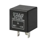 1 PCS JL-02 CF13/CF14 Relè lampeggiatore a frequenza regolabile/fissa lampeggiante auto luce LED lampeggiante relè elettrici industriali (CF14 frequenza fissa)