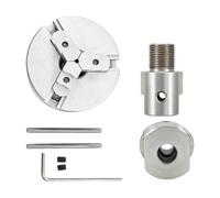 1 PCS Lega di alluminio Mandrino per tornio K11-48 3 griffe Autocentrante | 48 mm Manuale Mini(K11-48 Chuck 6MM)
