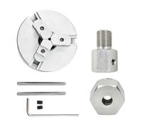 1 PCS Lega di alluminio Mandrino per tornio K11-48 3 griffe Autocentrante | 48 mm Manuale Mini(K11-48 Chuck 5MM)