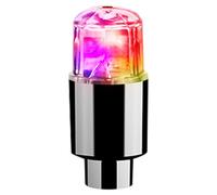 1 PCS Luci Del Tappo Della Valvola Del Pneumatico, LED Luce Del Cappuccio Impermeabile,Cappucci Delle Valvole Dei Pneumatici a LED per Ruote Di Biciclette E Motociclette 12V