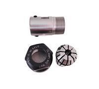 1 pcs morsetto motore mandrino C20 ER16 32L 5mm +1pcs ER16/1MM-1 Collet 0mm per incisione/fresatura(5MM 6.5mm Collet)