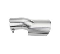 1 PCS Per Civic 10th Gen 4dr Sedan 2016 2017 Accessori Esterni Silenziatore Di Scarico Posteriore Punta Estremità Del Tubo QAQMHVCVB(Argento)