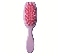 1 Pcs Rosa Portatile Silicone Del Cuoio Capelluto Massaggiatore Districante Strumento Dei Capelli Doppia Funzione di Cura Della Testa Accessorio per il Bagno Outdoor Travel Hair Management