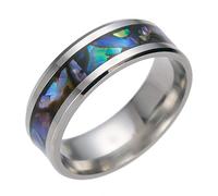 1 Pcs Simple Design Ring Colored Titanium Stainless Steel Ring Stainless Steel High Titanium Gifts For Men And Women 10 Nice processing
