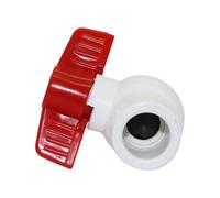 1 Pcs Water Supply And Drainage Pipe Quick Valve PVC 20/25/32/40 Mm Ball Valve Water Pipe Fitting Industry Agriculture Tools(32mm Inner diameter) Plumbing Fittings