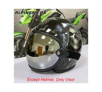 (1 pellicola antipioggia) Visiera a bolla universale per casco da moto, lenti, occhiali da sole, accessori