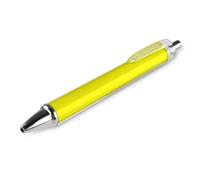1 penna a sfera nera con stampa gialla da 0,5 mm per diario, penna a sfera a inchiostro fine per scrivere forniture per ufficio e scuola come foto 2