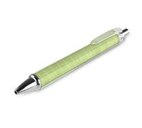 1 penna a sfera nera - verde marrone disegnato a mano griglia stampa 0,5 mm penne per diario, penna a sfera a inchiostro fine per scrivere forniture per ufficio e scuola