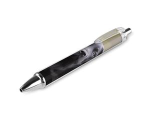 1 penna a sfera retrattile da 0,5 mm con inchiostro nero liquido liscio con cane Labrador Retriever con impugnatura ergonomica e confortevole, ad asciugatura rapida e senza sbavature, ricaricabile