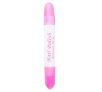 1 penna cancellabile rosa per unghie, con testa rimovibile, in plastica, per manicure, manicure, casa, salone, uso di smalto, piedi, mani e unghie, nail art e smalto (6 g)