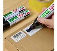 1 Pennarello Jumbo, Per La Protezione Dell'identificazione Dal Furto D'identità, Protezione Della Privacy E Degli Indirizzi, Pennarello Indelebile Con Punta A Scalpello Extra Larga Per Cartelli E Occa