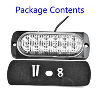 1 per pz DC 12V 36W 12 LED Auto per camion Sicurezza per urgente Luce Sempre