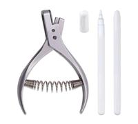 1 Perforatore, 2 Pennarelli Per Indumenti, Perforatore, Perforatore Per Testare Gli Adesivi, Pinze Per Intagli, Per Realizzare Carta Perforata, Perforatore Per Cintura, Perforatore Singolo