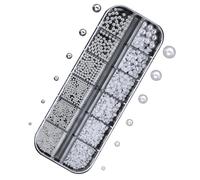 1. Perle di resina Art Charms Semicircolari per addio al nubilato & Facile da applicare, accessori per manicure Glossy Semi Nail Art