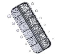 1. Perle in resina ciondoli artistici semicircolari decorazioni per feste nuziali e accessori per manicure facili da applicare, accessori semi-lucidi per nail art