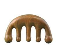1 pettine da massaggio da 10 cm, pettine a cinque denti larghi per massaggio e styling del cuoio capelluto