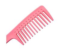 1 pettine for parrucchieri, spazzola professionale for la cura dei capelli, for lo styling durevole, for ricci, lunghi e bagnati, districante a denti larghi(Pink)