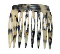 1 pettine laterale per capelli, stile francese, design con finitura in acetato, accessori per le donne, clip per lo styling sicuro