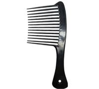 1 pettine per capelli con denti grandi, 1 pettine, pettine per ricci con denti larghi, pettine per ricci, pettine grande, pettine per parrucca, pettine con denti extra larghi, pettine per ricci larghi