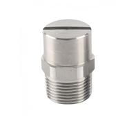 1 pezz0 Ugello a ventaglio con getto d'acqua a nebulizzazione fine, Ugello a ventaglio piatto HVV HU Jet Filettatura maschio in acciaio inossidabile(1/8inch*8008)