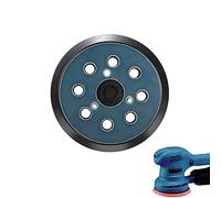 1 pezzi 125 mm Piastra di levigatura, disco rotondo a 8 fori in PU, per levigatrice piastra levigatrice morbida sostituire, per Makita,DW,Porter