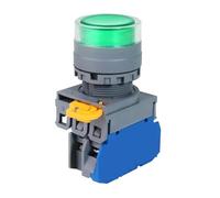 1 pezzi/22 mm FXBY6 interruttore a pulsante con blocco momentaneo testa di aeroplano illuminata interruttori in plastica 12 V 24 V 110 V 220 V 10 A