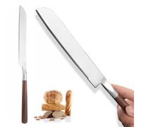 1 pezzi 304 Acciaio Inox Coltello Pane, Coltello da Torta, Sonic Coltello Pane, Coltello da pane, Coltello ergonomico per manico in legno, Adatto per tagliare pane, dolci, torte, frutta, verdura.