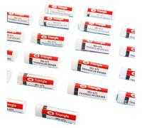 1 pezzi 4B forma gomma studente studente apprendimento cancelleria per regalo gomme bianche nere attraenti