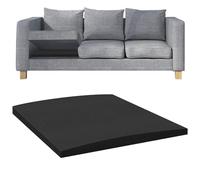 1 pezzi 50x50cm Tavola di supporto per cuscino sotto il divano, ricambio per la riparazione del sedile cedente, gommapiuma alta densità per cedimenti, prolunga la durata del divano, nero