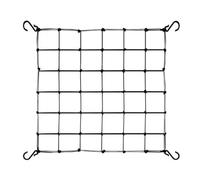 1 Pezzi 90 x 90cm Rete di Supporto per Piante da Tenda, 36 Buche Rete a Pressione per Piante, Rete Elastica per Piante Rampicanti, Rete di Carico per Bagagli Elastica Resistente Corda