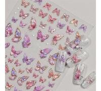 1 pezzi adesivi per unghie 5D lusso glitter conchiglia Aurora nail art decalcomanie manicure fai da te Foil-1 pezzi 3771