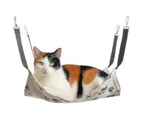 1 Pezzi Amaca Sospesa per Gatti, Amaca con Cinghie Regolabili Letto Sospeso Altalena Traspirante con Ganci, Amaca per Piccoli Animali, Cuscino Sonno Piccoli Animali per Gatti, Conigli e Criceti