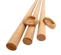 1 Pezzi Asta Appendiabiti da Armadio di Legno, Tubo per mobili, Tubo per Armadio, Asta per Armadio, Armadio per Abiti | Tubo dell'Armadio Rotondo | Lunghezza 50-150cm (Color : D3cm/1.18IN, Size :